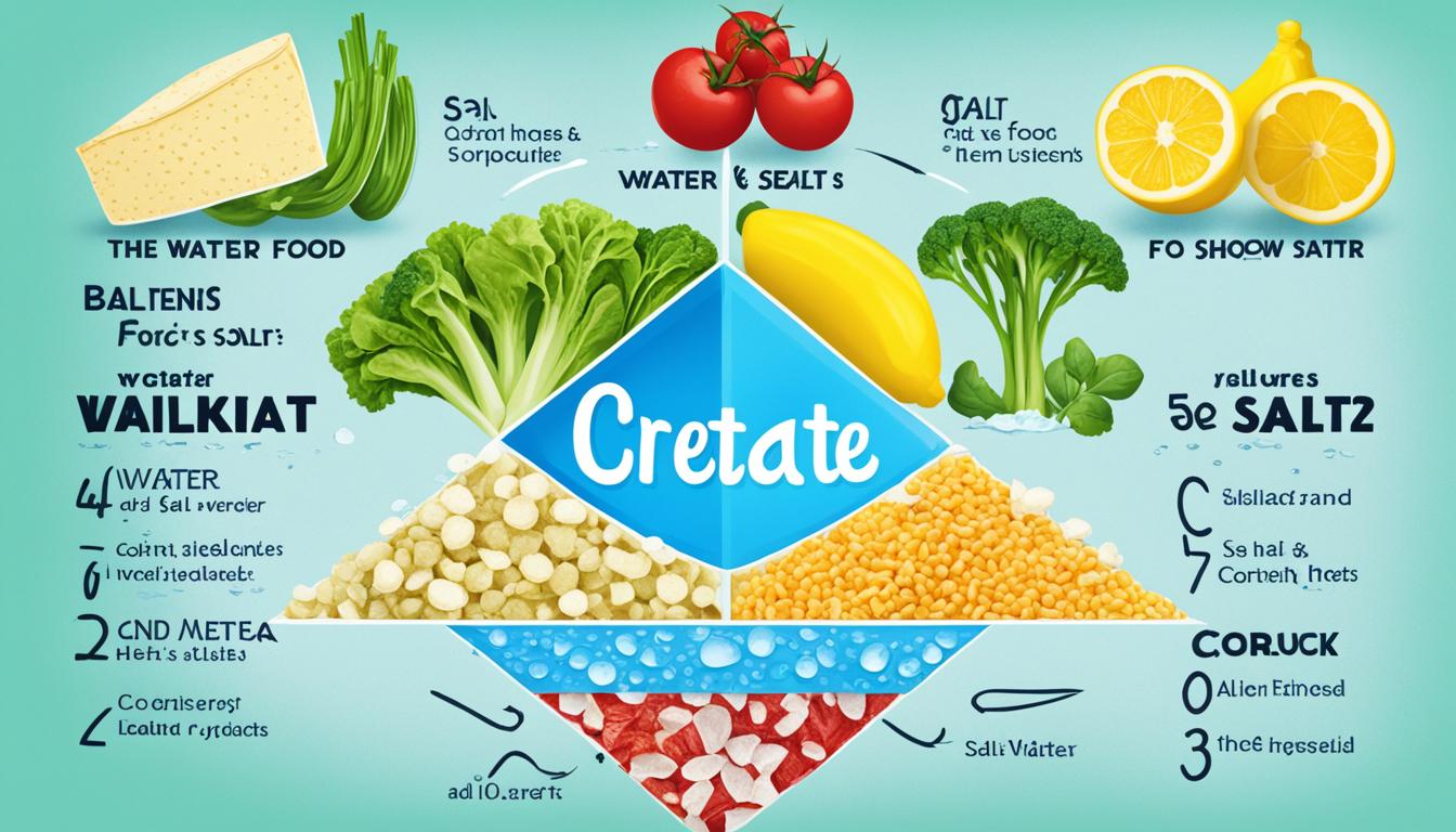water and salt in body diet
