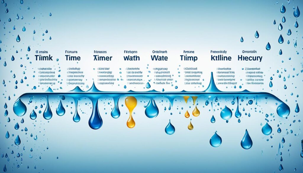 optimal hydration timetable
